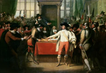 Cromwell Dissolving the Long Parliament
